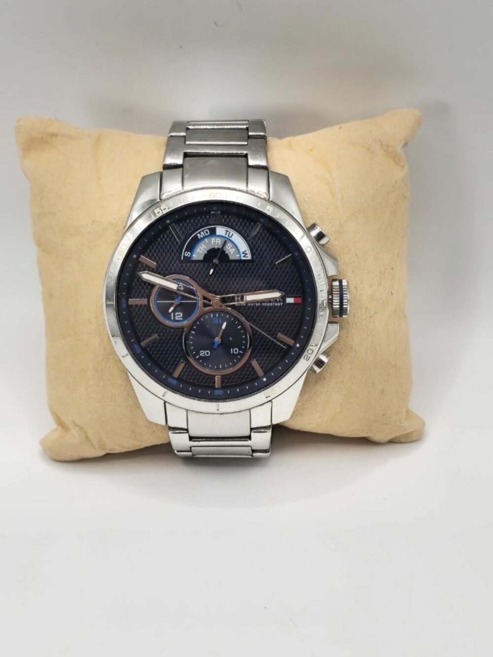 Tommy Hilfiger Men's Stainless Steel Chronograph Watch 1791348 46mm